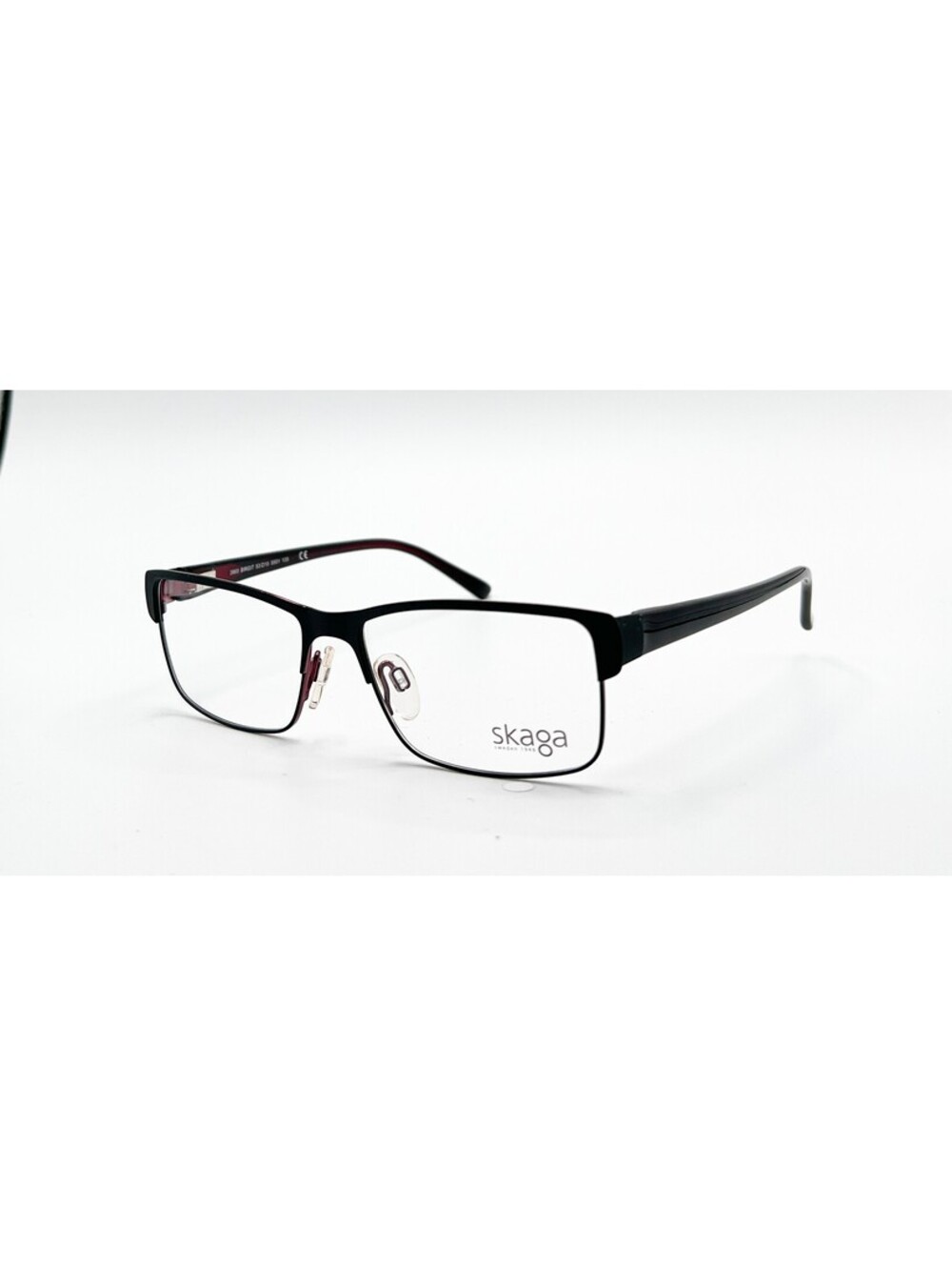 Skaga 3869 Brigit 5501 Burgundy-Brown Authentic Eyeglasses 53-15-135